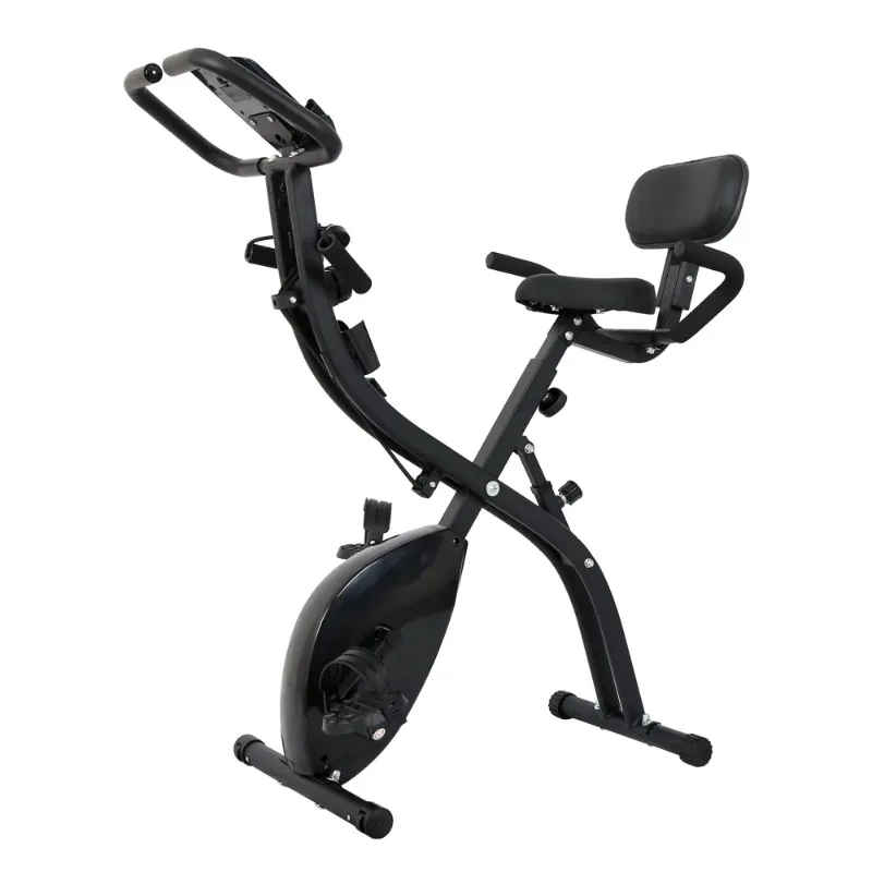 Folding Portable Indoor Exercise Bike Magnetic System Adjustable Resistance Sport Cycling Steel Fitness Equipment
