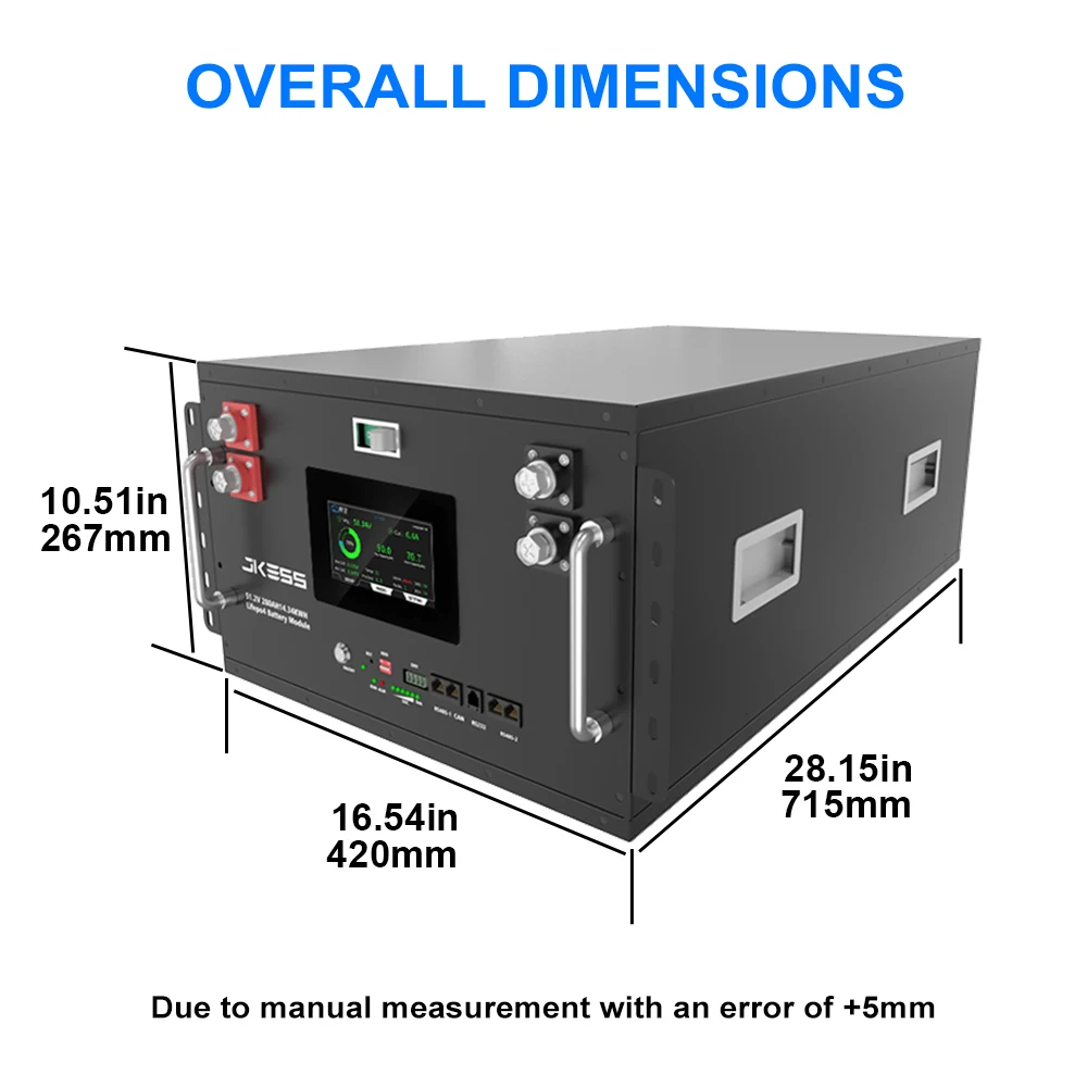 JKESS LFP DIY Box 48V LiFePO4 Battery Case with 16S 200A 51.2V DIY Kits 280ah 320AH 340AH BT 2A Balancer New