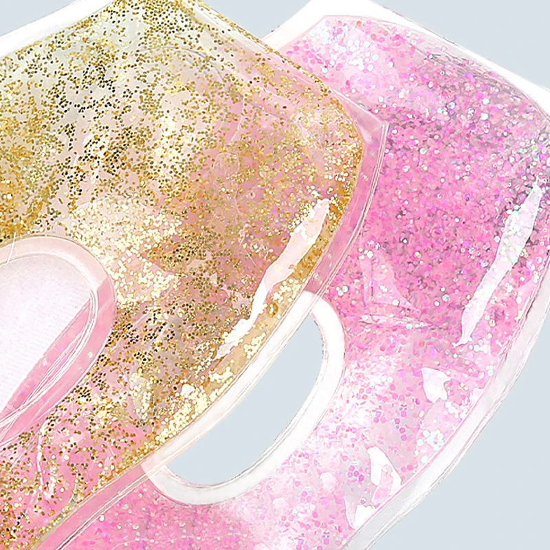 وعاء حمام الثلج للوجه يغرق غمس الوجه للطي الجليد الوجه مغسلة الوجه أداة العناية بالبشرة للسفر المنزلي