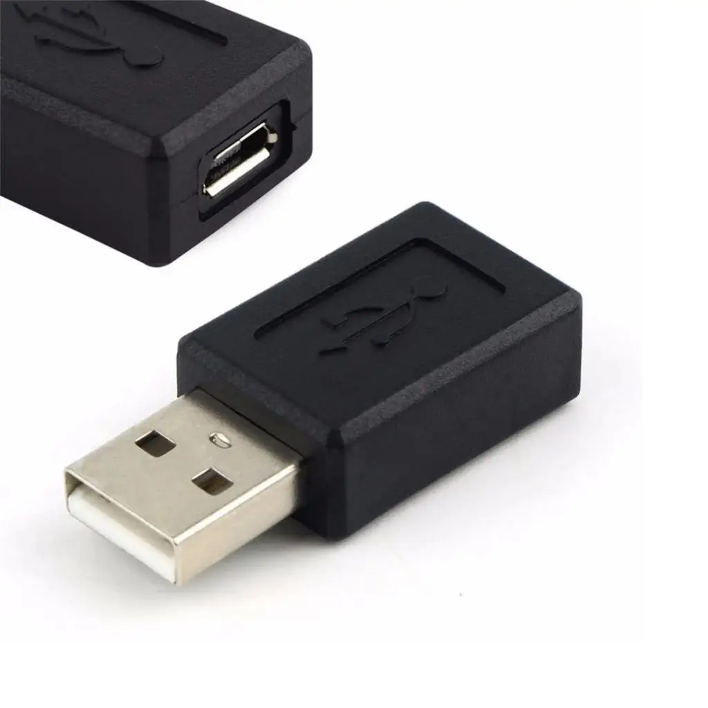 USB2.0 to Micro USB Converter Portable Plastic Adapter Multi Port USB Connector for Device Extension