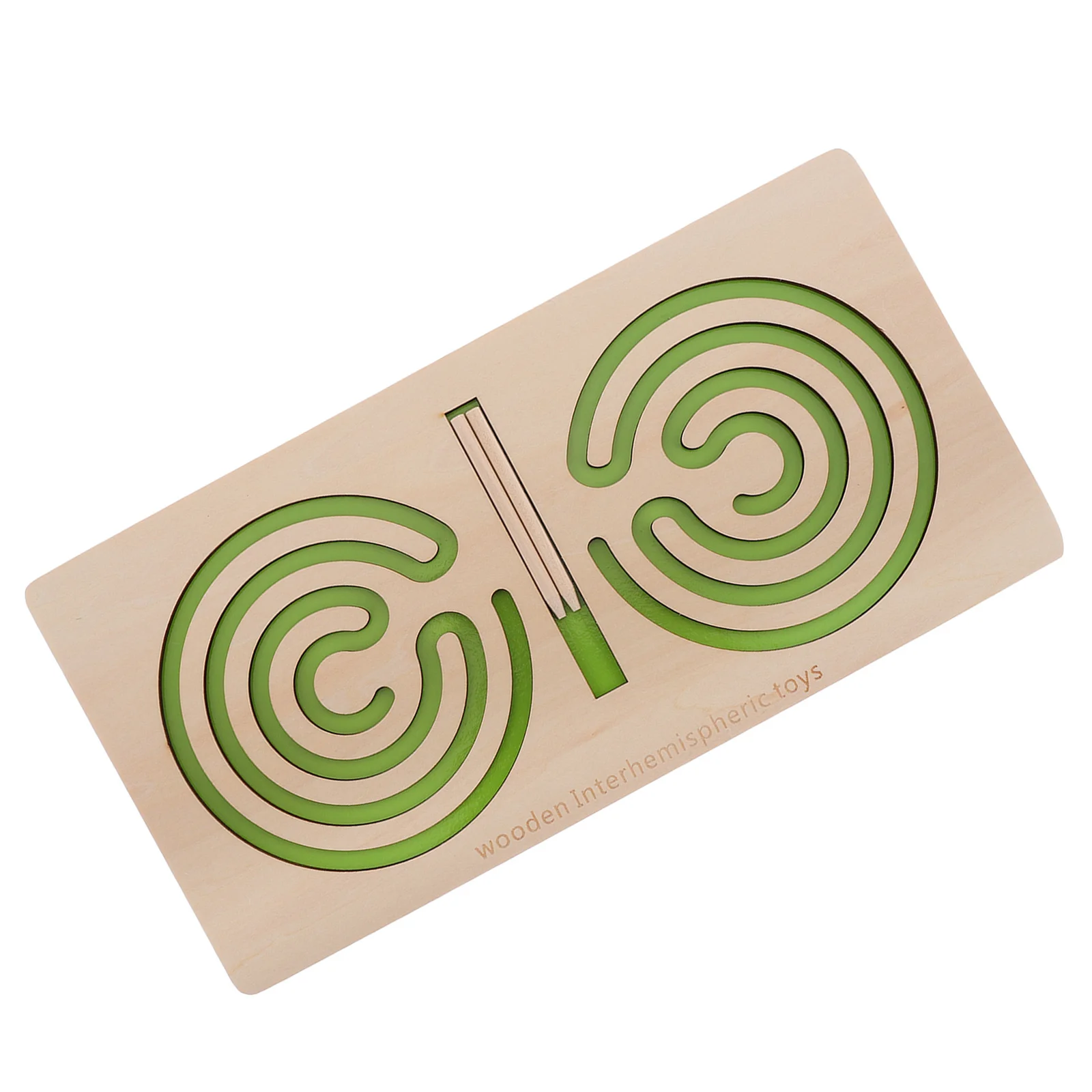 Pädagogisches hölzernes Labyrinthbrett für Kinder, geistige Stimulation, Puzzlespiel, Handheld-Gehirnentwicklung, Koordinationstraining