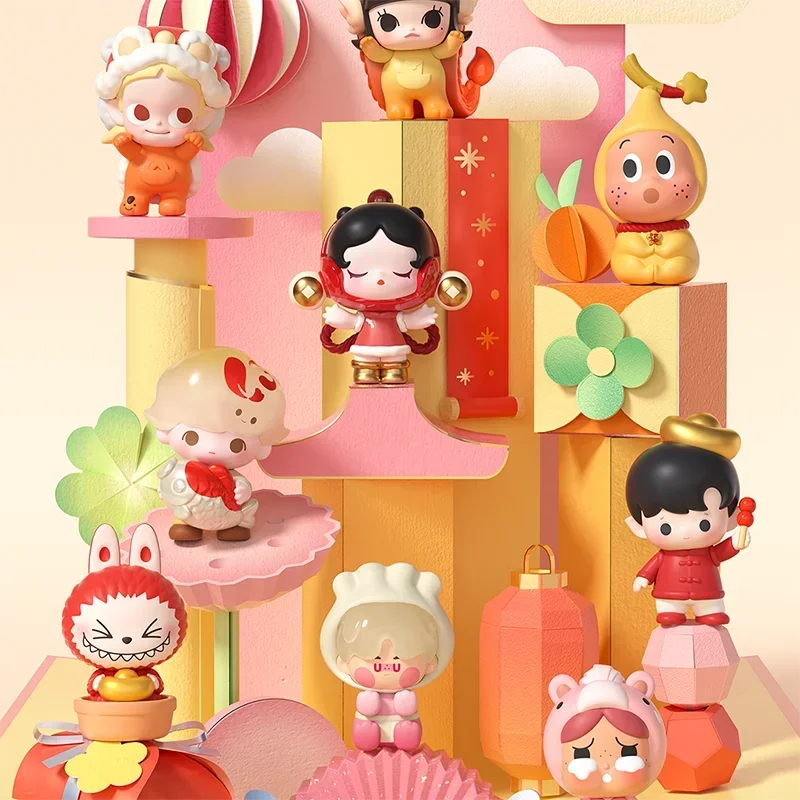 

POP MART POPBEAN Серия мини-кукол Mamafufu «Год Лошади» (лимитированная серия) — Модная случайная фигурка-сюрприз в закрытой коробке