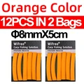 8mm naranja 12 piezas
