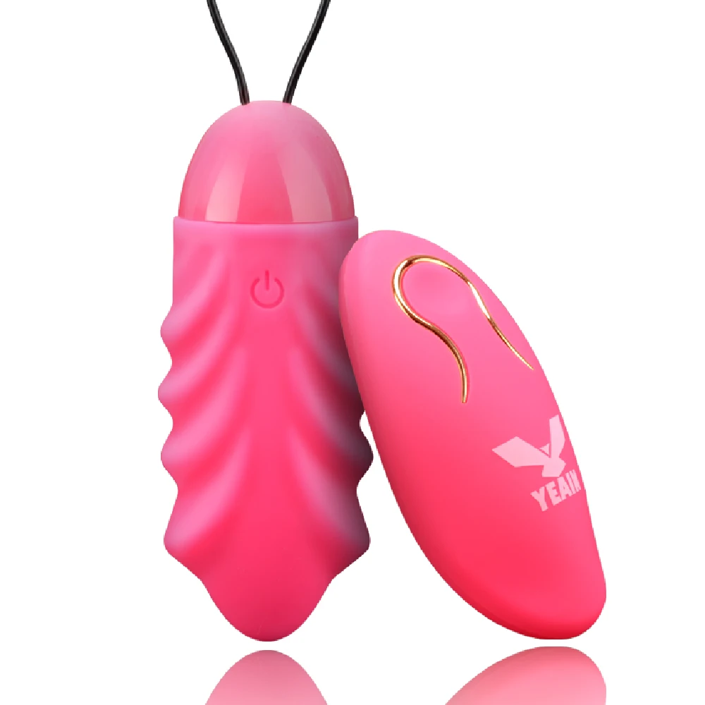 Juguete sexual vibrador para mujer, con control remoto inalámbrico, 10 velocidades, recargable vía USB, para adultos, huevo