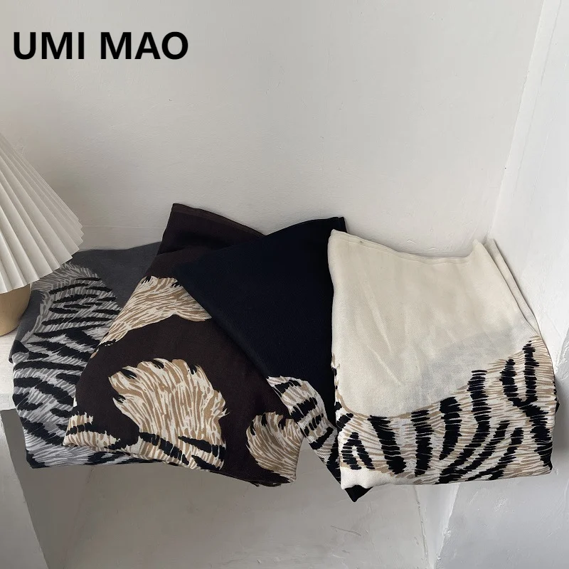 UMI MAO Style Skin-friendly Fleece Scarf For Women, New Autumn Winter Model Suitable For Air-conditioned Rooms Scarf Femme