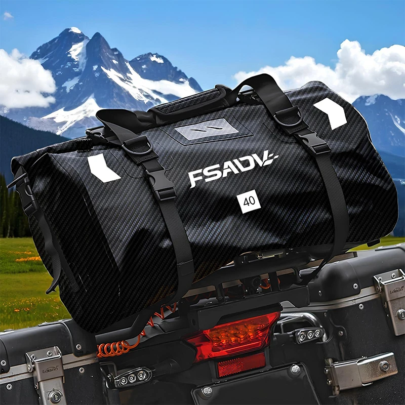 Motorcycle Large Capacity Waterproof Tail Bags Multi-functional Durable handbag Long-distance Backpack For Honda For BMW R1250GS