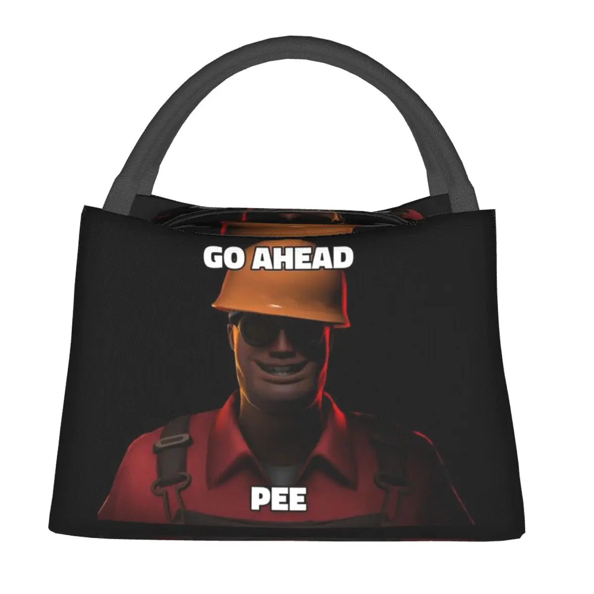 

Классическая термоизолированная сумка для обедов Tf2 Go Ahead Pee для женщин и детей, портативная термосумка для еды