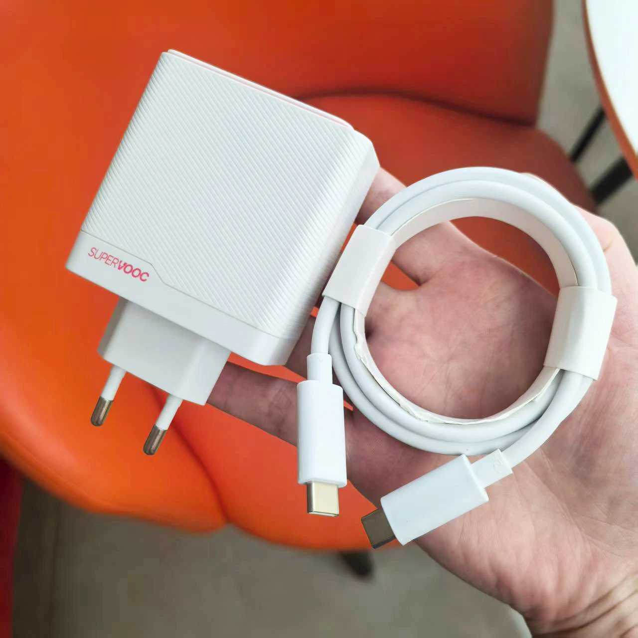 OPPO Find X8 Ultra X7 F29 PRO 100 واط الاتحاد الأوروبي شاحن SuperVooc منافذ مزدوجة شحن سريع محول الطاقة 12A PD كابل ل Reno 14 13 12 Pro #1