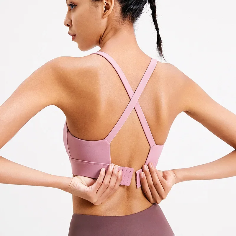 Women's High-Intensity Sports Underwear: Shockproof, Beauty Back, Quick-Drying & Separated Cups Yoga Vest for Integrated Fitness