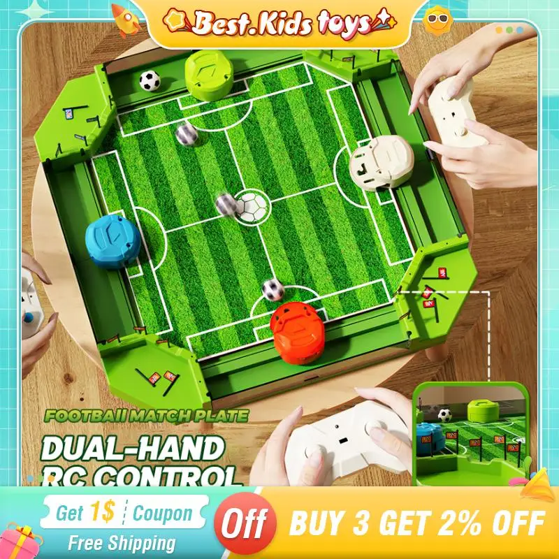 

2,4G RC Мини-футбол Настольный 4-плеер Детские игрушки Интерактивный пульт дистанционного управления Футбольные соревнования Спортивная игра Нужна самостоятельная сборка