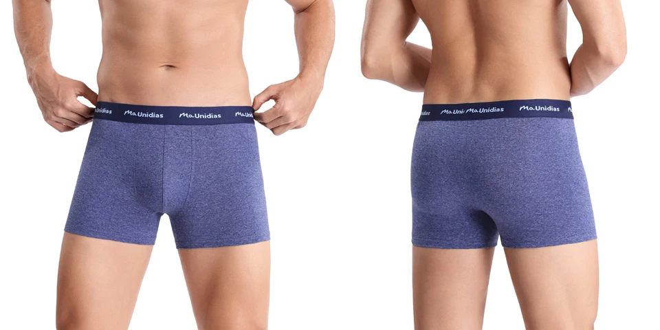 5 stücke Einfarbig Boxer Herren Unterhosen Baumwolle Schlüpfer der Männer Sexy Brief Elastische Band Unterwäsche Für Mann Boxer Shorts – Detail 12