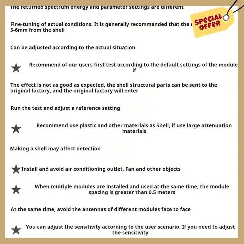 60Ghz Millimeter Wave Radar Passenger Flow Statistics Sensor Module LD6001C Entrance&Exit Counting Detection-WMAN