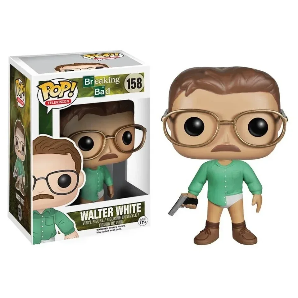Recién llegado FUNKO POP Master Walter White 158 #   Mike Ehrmantraut 165 #   Modelo de muñeca de acción de vinilo, decoración, juguetes, regalos