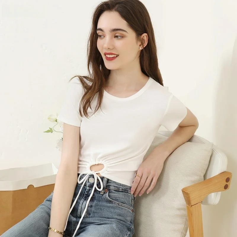 

Women's round Ne ort T-irt SVE Straight oulder Cycling Apparel Profional Riding Clothes for Middle-Aged And ly