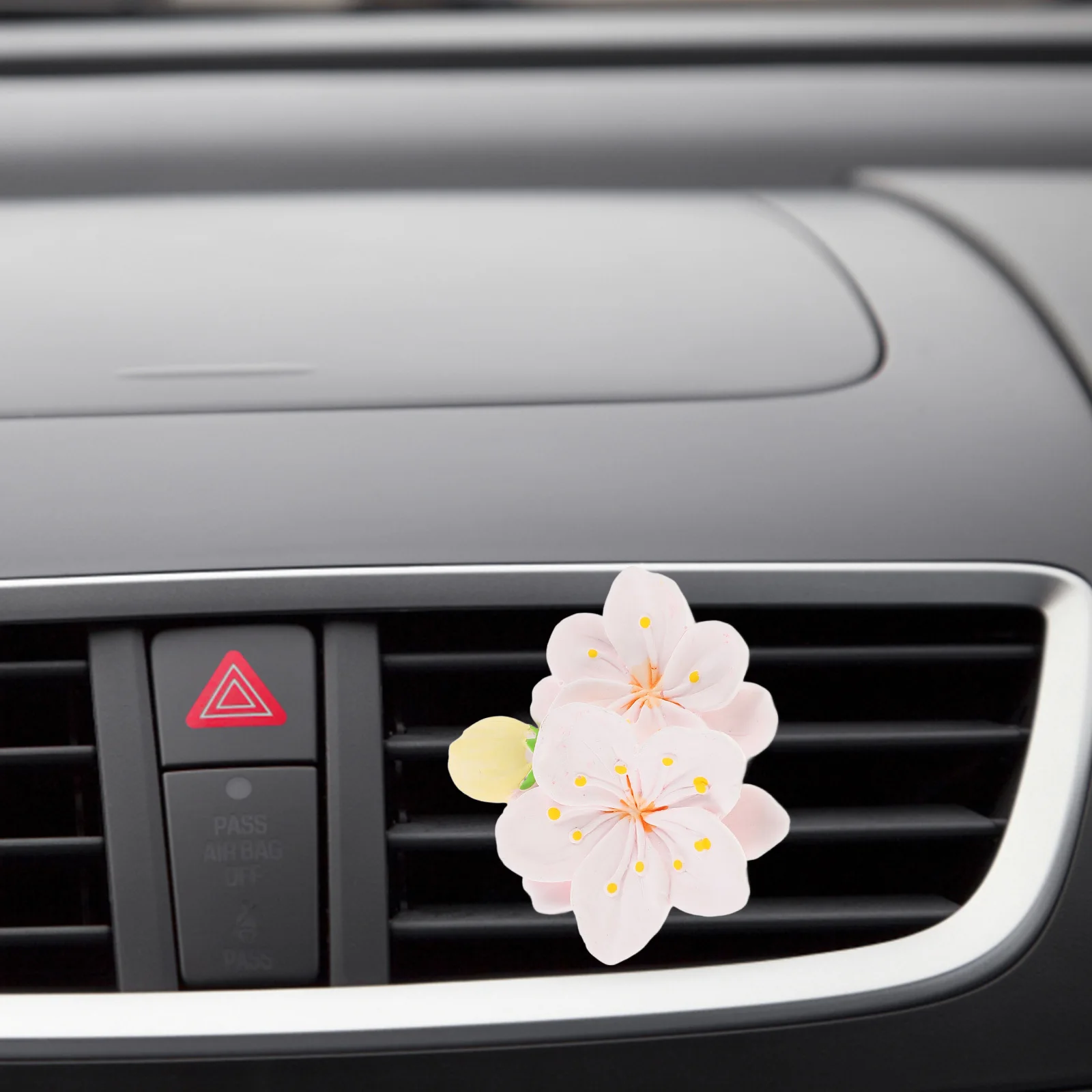 

Car Vent Clip Flower Shaped Air Freshener Car Aromatherapy Clip Elegant Interior Decor Soothing Fragrance Easy Install Dashboard