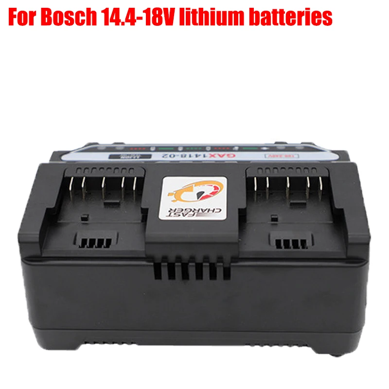 

Power Tool Battery Charger Lithium Battery Fast Charger with Dual USB Ports for Bosch 18V Lithium Battery Portable Dual-Charger