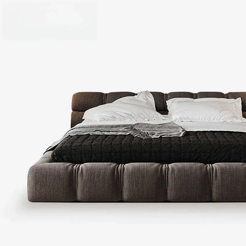 

Puff Bed Villa Master Bedroom Minimalist Cloud Bed 1.8-meter Fabric Double Bed
