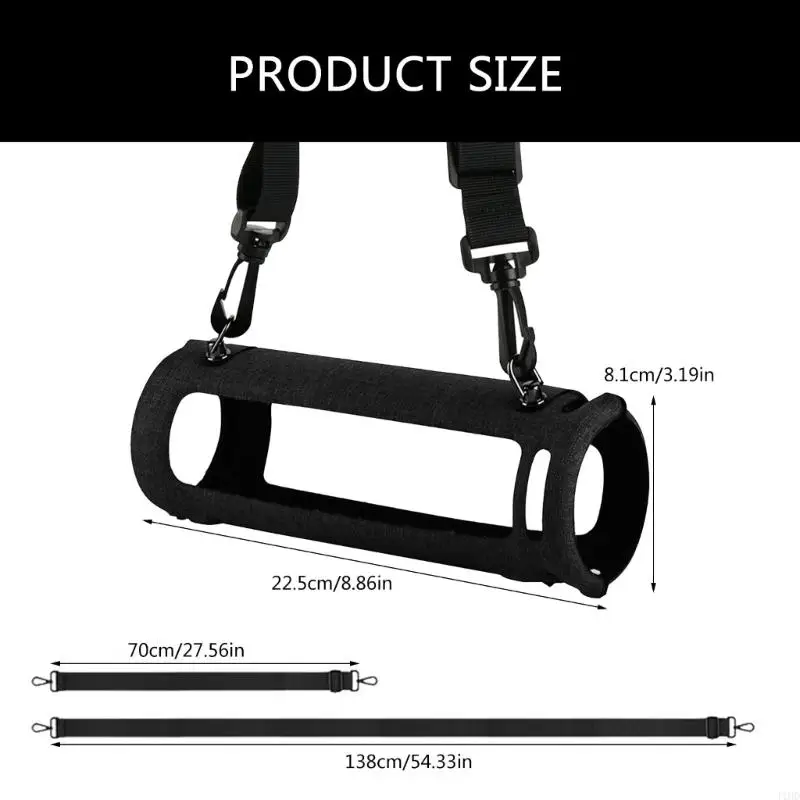 أشرطة الكتف J1HD لـ SRS XB23 مكبرات الصوت المتحدثين بحماية أحزمة الكتف واقي