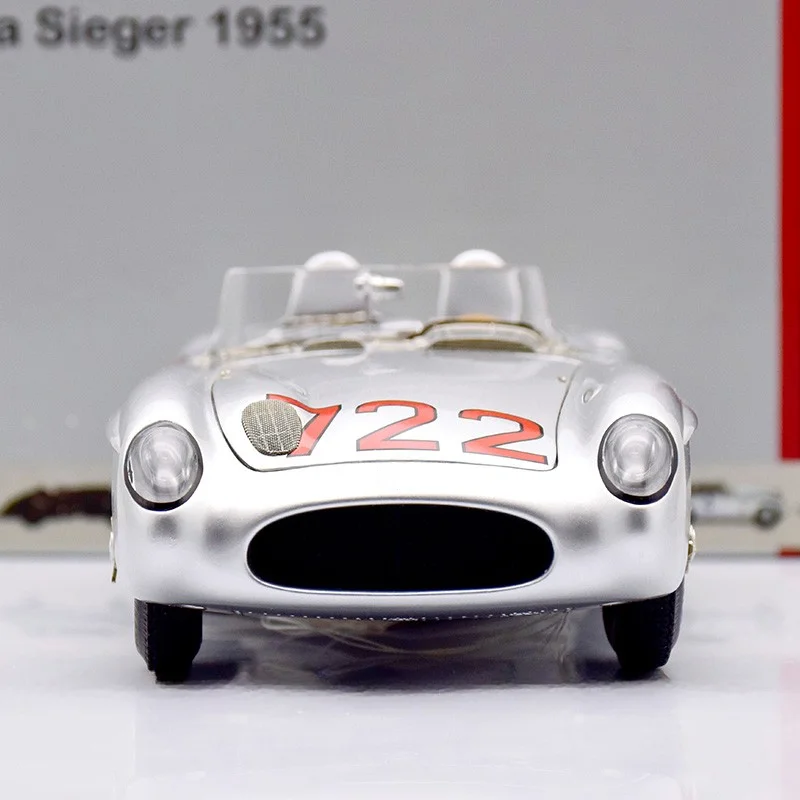 CMC 1:18 300SLR #722 W196S Mille Miglia Sieger 1955 Alloy Fully Open Simulation Limited Edition Alloy Metal Static Car Model Toy