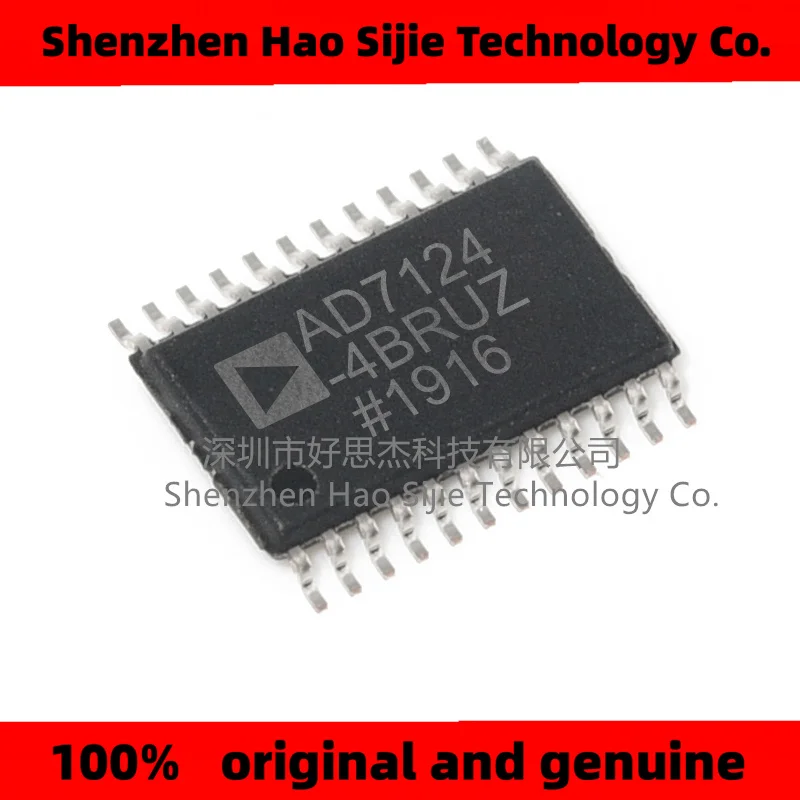 

100% brand new and original AD7124-4BRUZ AD7124-4 AD7124 TSSOP-24 Analogue to Digital Converter Chip