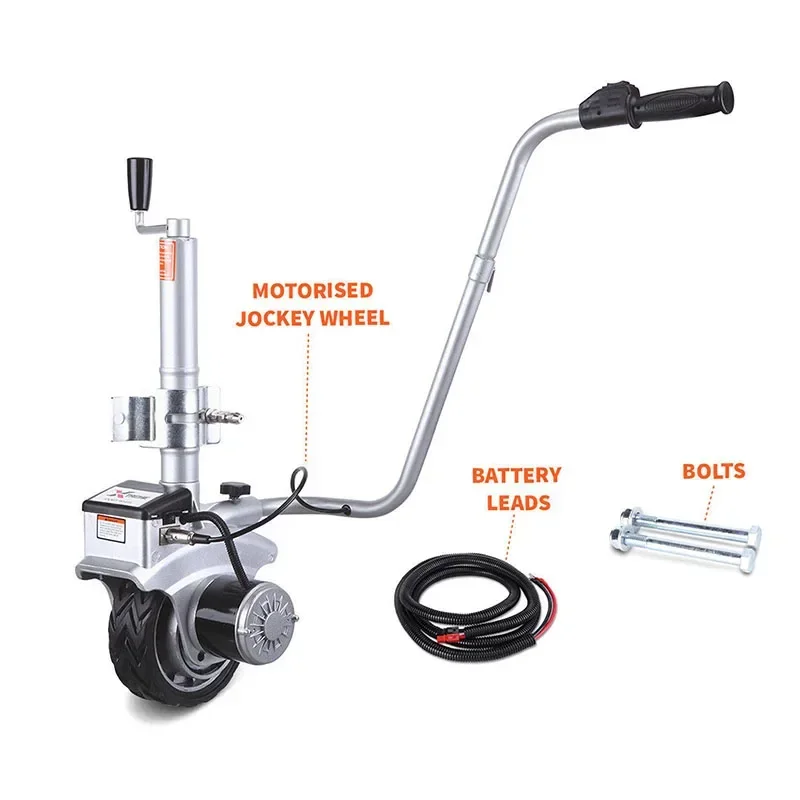 

12V 350W Electric Trailer Jockey Wheel 2270KG Vehicle Load Caravan Boat Jack Wheel Dolly Utility Trailer Power Mover