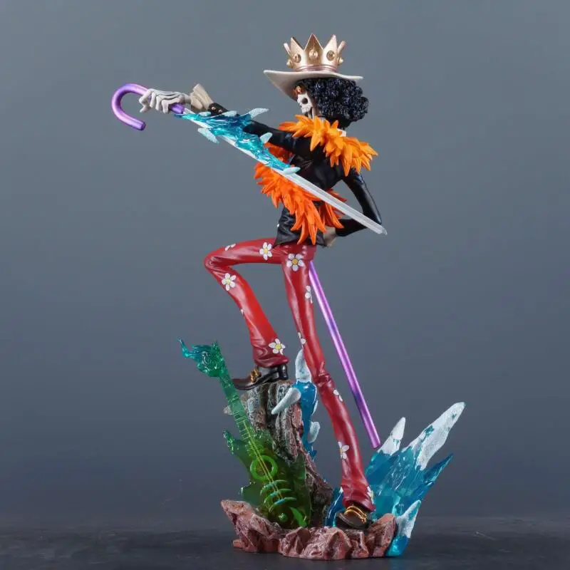 33Cm One Piece Brook Pvc Material Replica Edition Figure Model Decoration Desktop Ornaments Commemorative Collectibles Gift