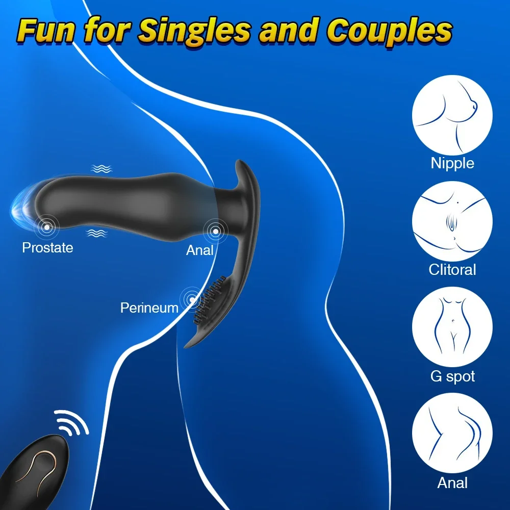 التحكم اللاسلكي اللكم G بقعة جهاز هزاز لتدليك الجسم البظر تحفيز الشرج المهبل الاستمناء ارتداء دسار هزاز الجنس لعب للرجال