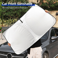 Car Sunshade Umbrella Sunscreen Heat Insulation Windshield Parasol For Jeep Compass Renegade Cherokee Grand Wrangler JK Patriot