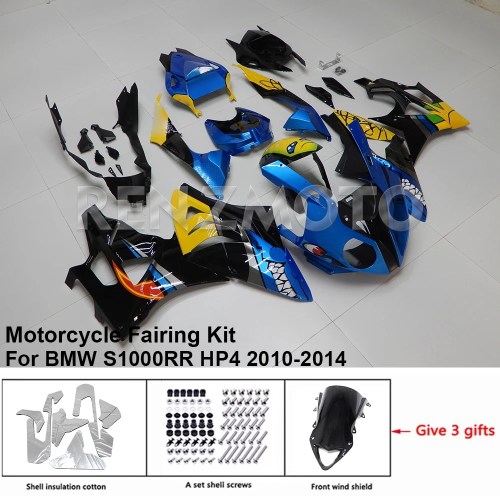 

B1012-1003b Motorcycle Fairing Set Body Kit Plastic For BMW S1000RR HP4 2009-2014 Accessories ABS Injection Bodywork