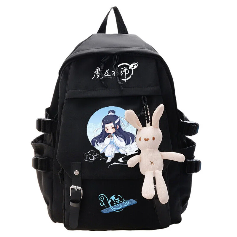 Anime Mo Dao Zu Shi Wei WuXian Lan Wangji Nylon Backpack Mochila Student School Bag Kids Teens Shoulder Travel Bags