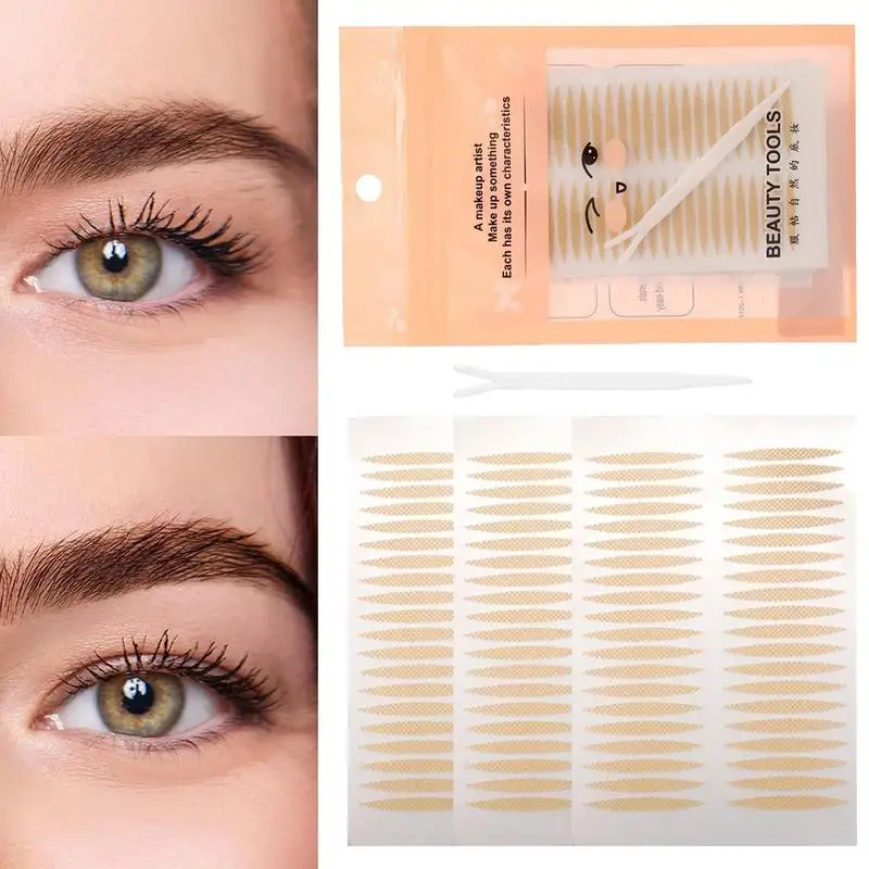 Eyelid Lifter Strips 120pcs Double Eyelid Tape For Hooded Eyes Waterproof Natural Fiber Eyelid Lifter Strips Eye Lift Tape For