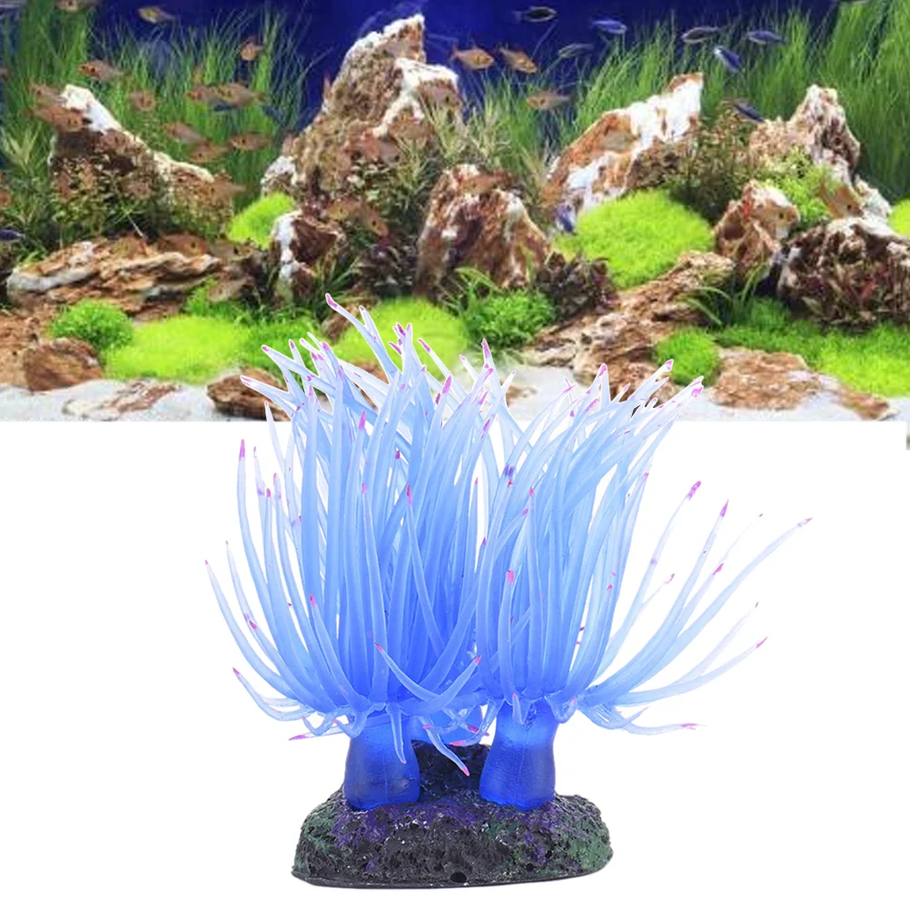 Artificial Coral Aquarium Accessories Water Landscape Decor Large Blue Accessories Tank Decorations Tank Decorations