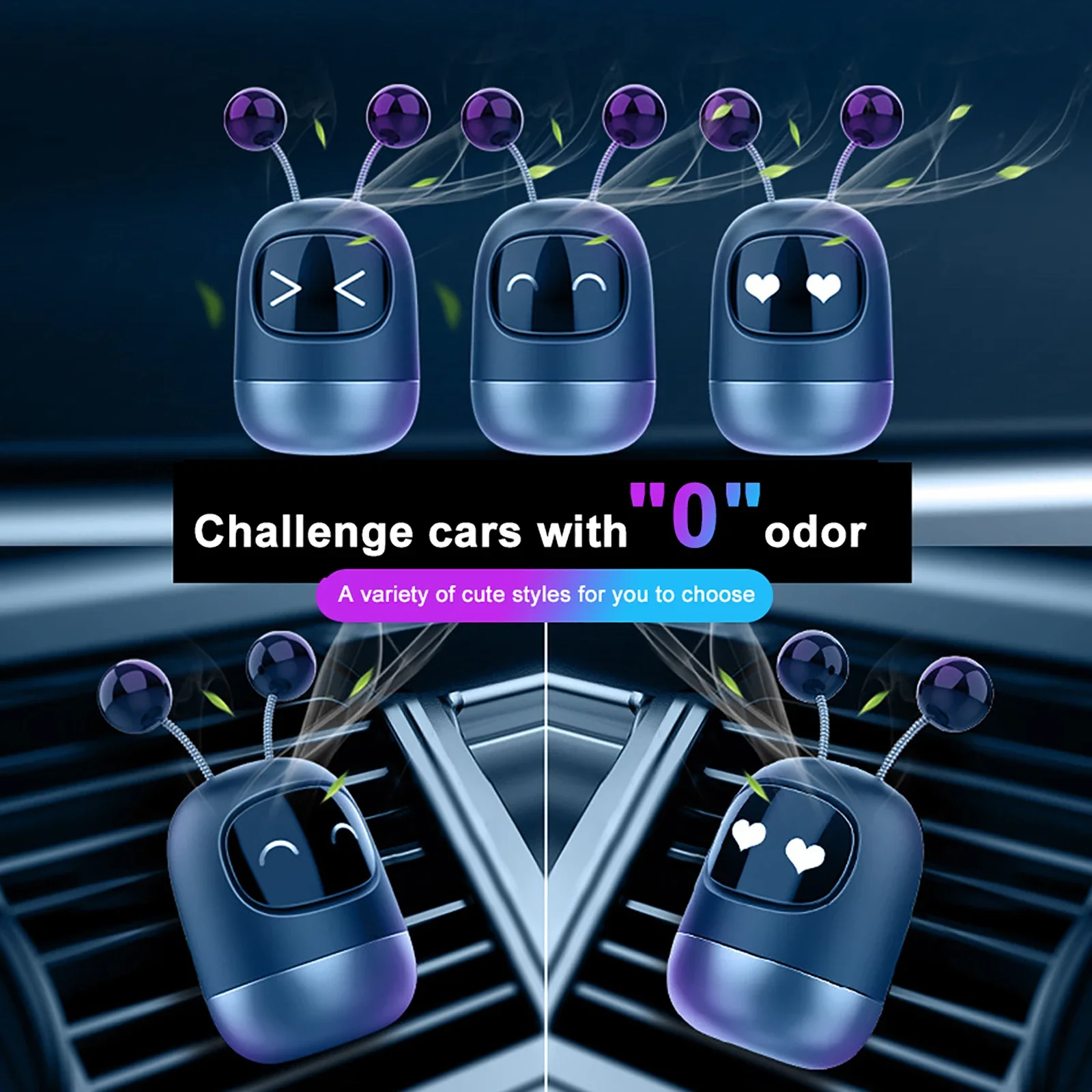

Car Air Fresheners Car Outlet Perfume Robotic Air Vent Clips Air Conditioner Flavoring Diffuser Car Decorations Car Accsesories