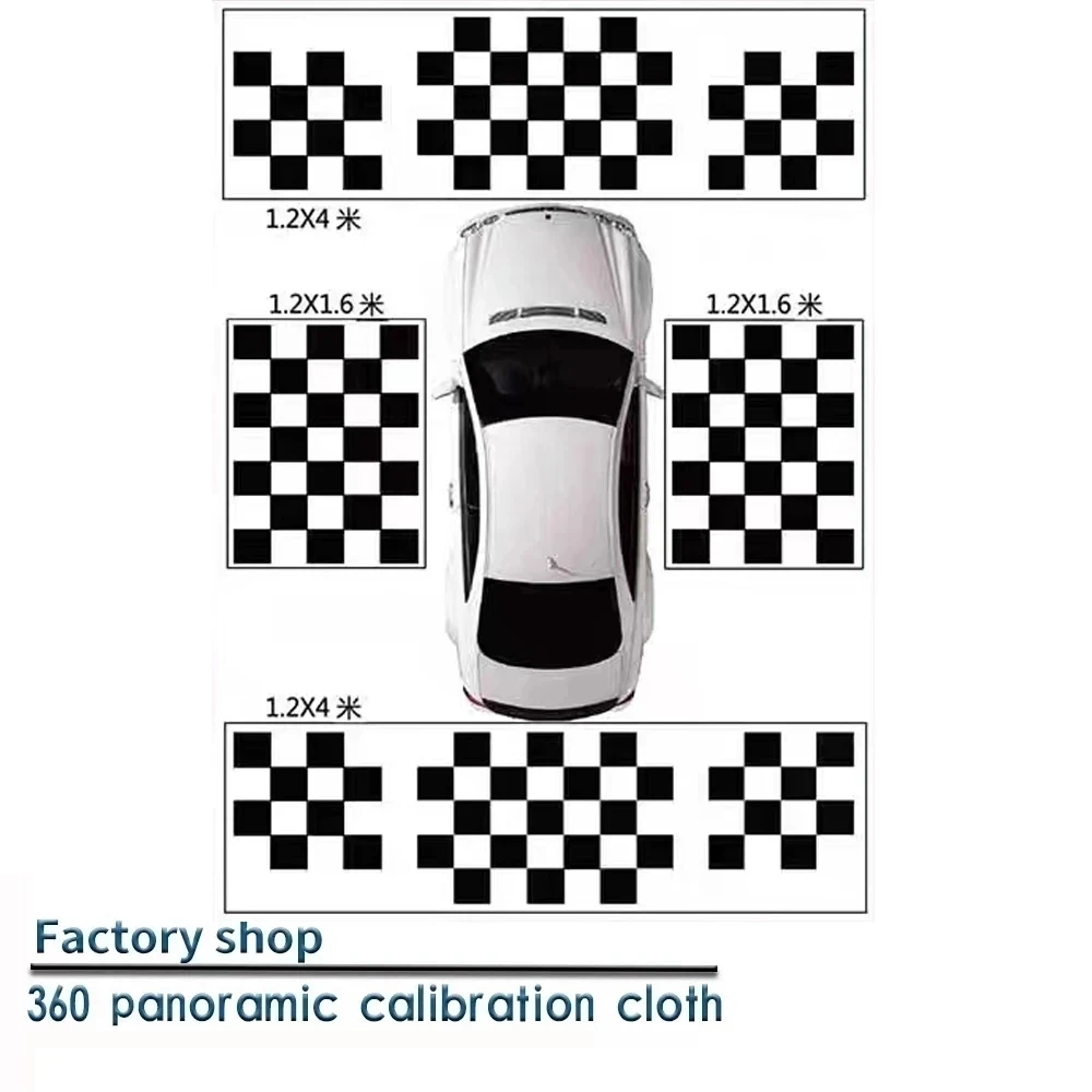 Panoramic camera calibration cloth