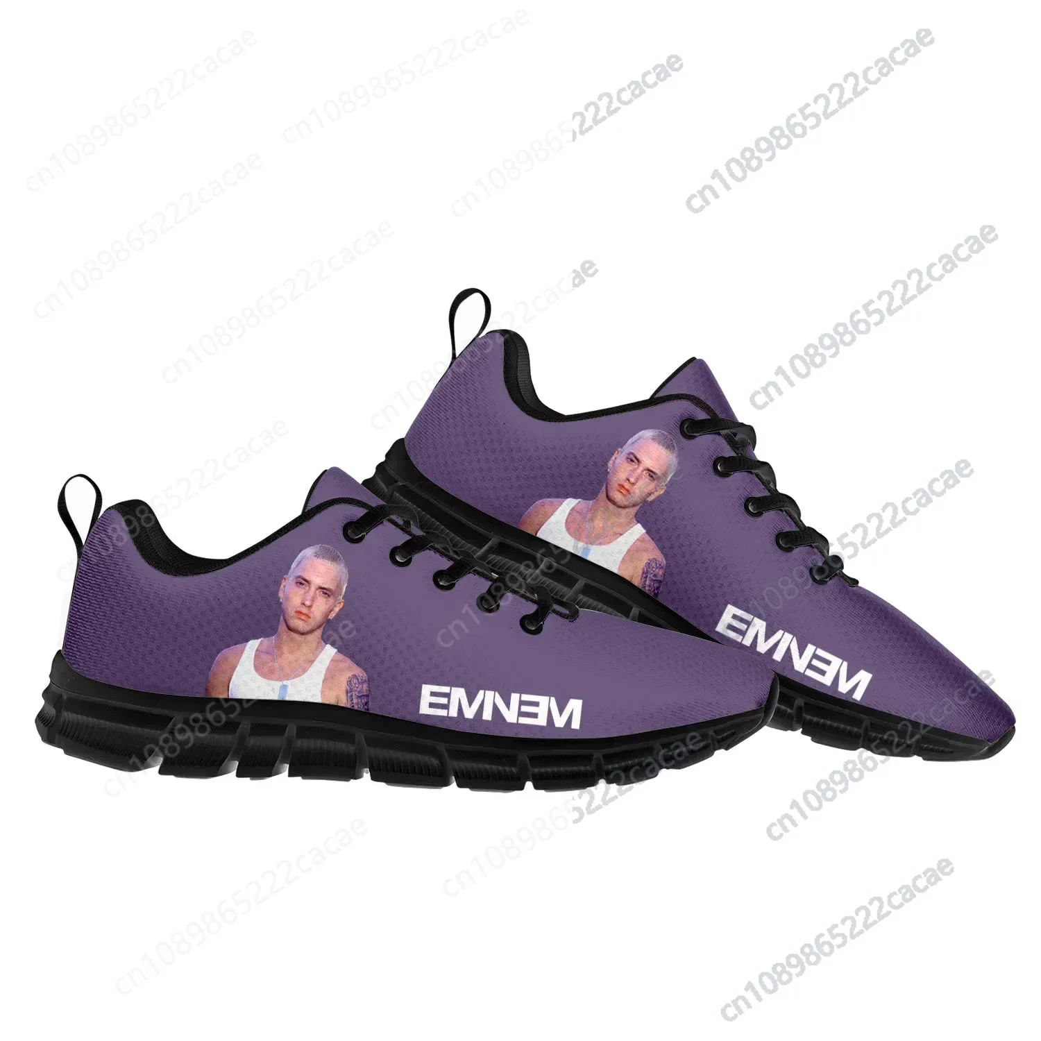 

Eminem Hip Hop Rapper Music Popular Sports Shoes Mens Womens Teenager Kids Children Sneakers Custom High Quality Couple Shoes