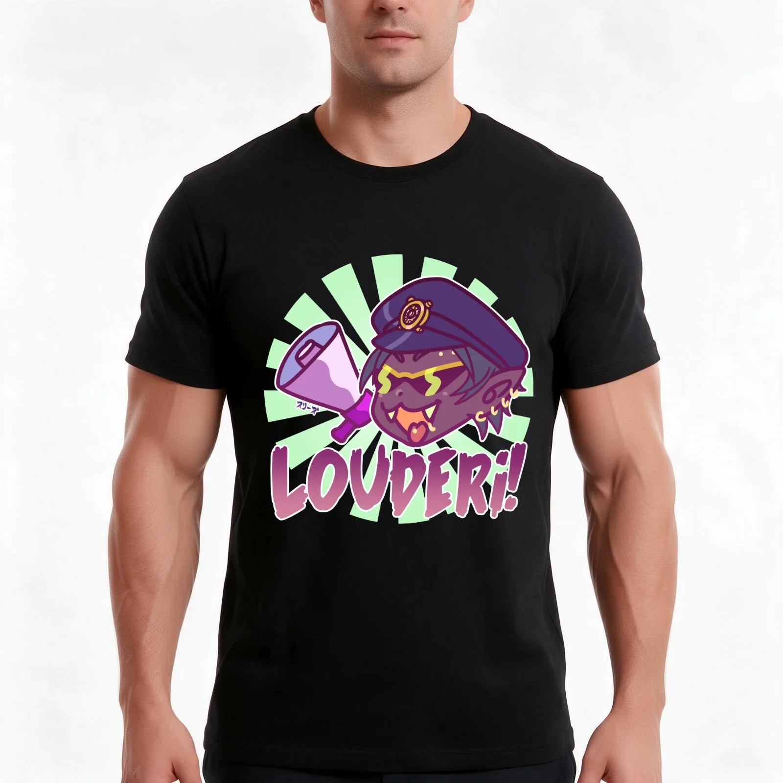 Mitsuru wants you to be louder!! T-Shirt Summer Casual Cotton Tee, Unisex Men Women