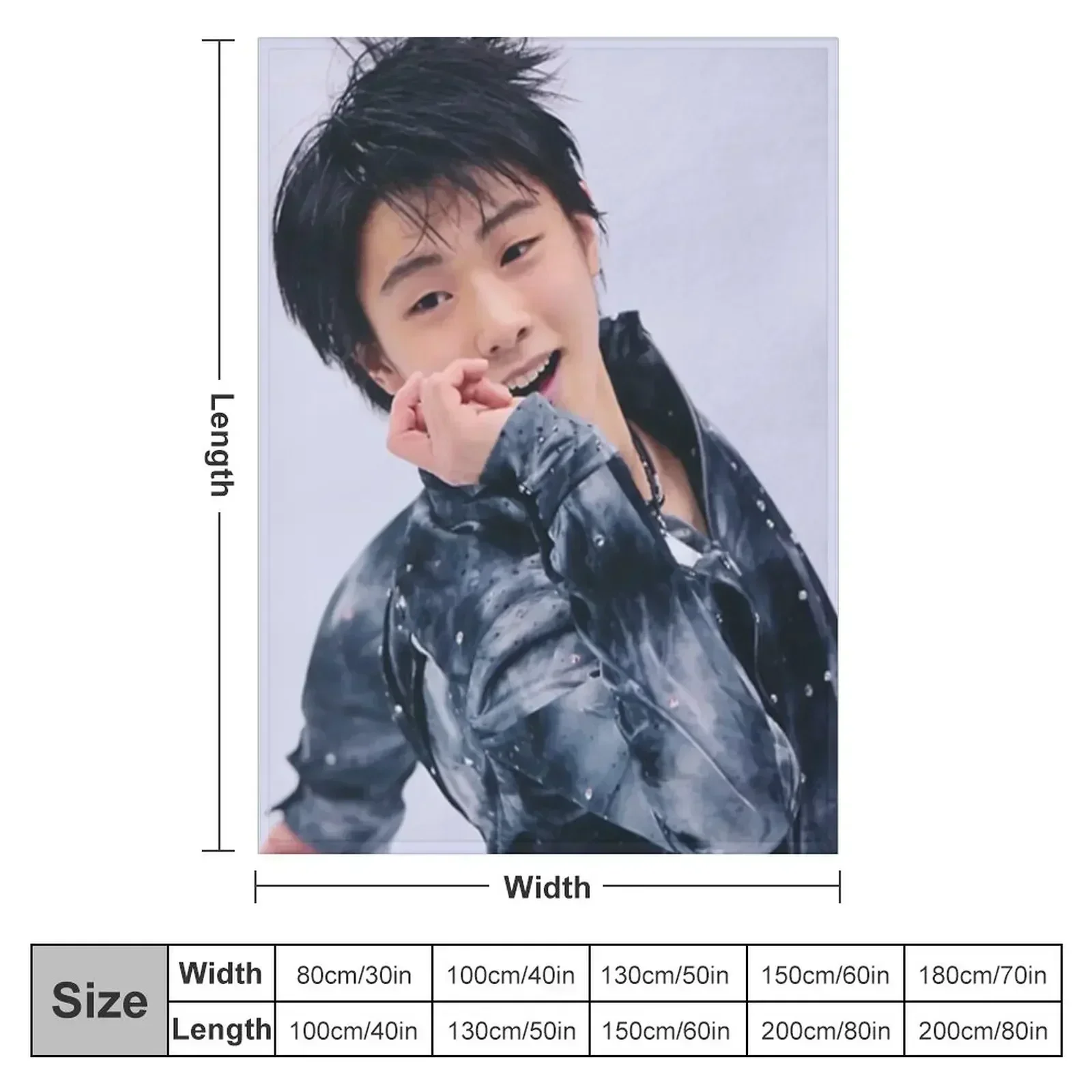 Yuzuru Hanyu Throw Blanket Baby blankets and throws Comforter Blankets