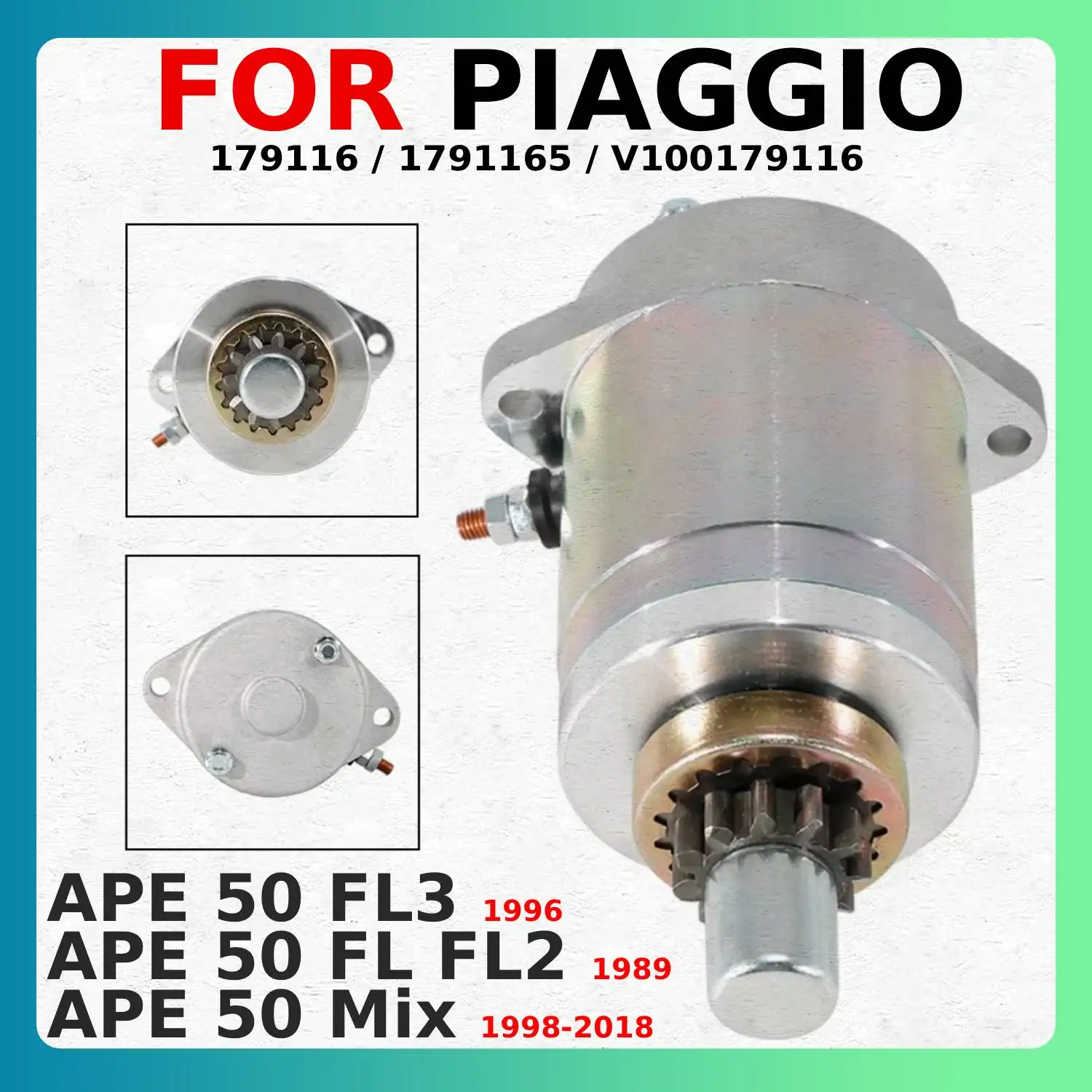 For Piaggio Ape 50 …