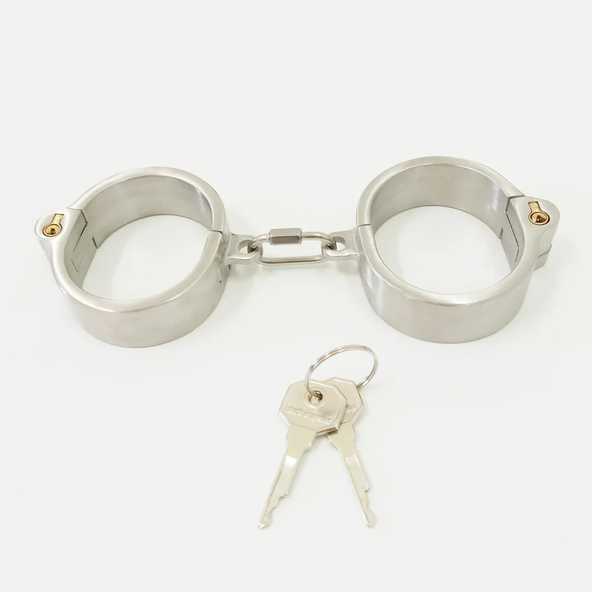 Retenciones BDSM de acero inoxidable para adultos, juego de puños de mano y tobillo, cadena desmontable, Juguetes sexuales para parejas, Bondage,