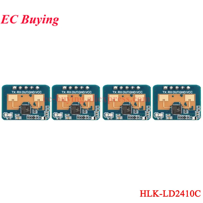 1-20 stks HLK-LD2410C LD2410C 24G mmWave FMCW Millimeter 5 M Wave Menselijke aanwezigheid Status Radarsensor Bewegingsdetectie