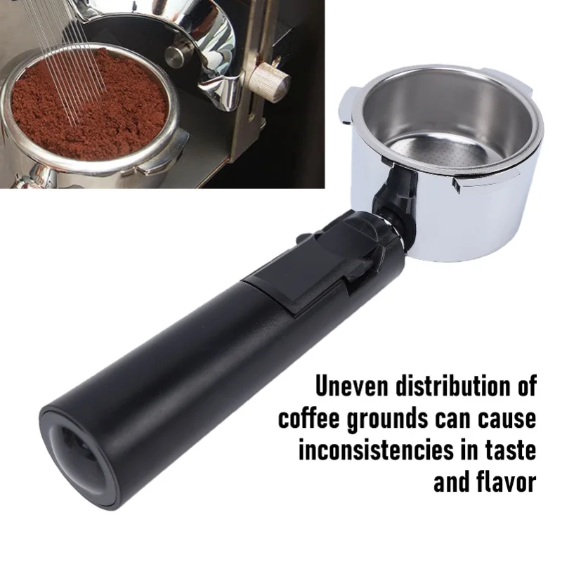 Coffee Machine Accessories Set With Portafilter Coffee Distributor Tamper Stirrer Tamper Mat Puck Screen