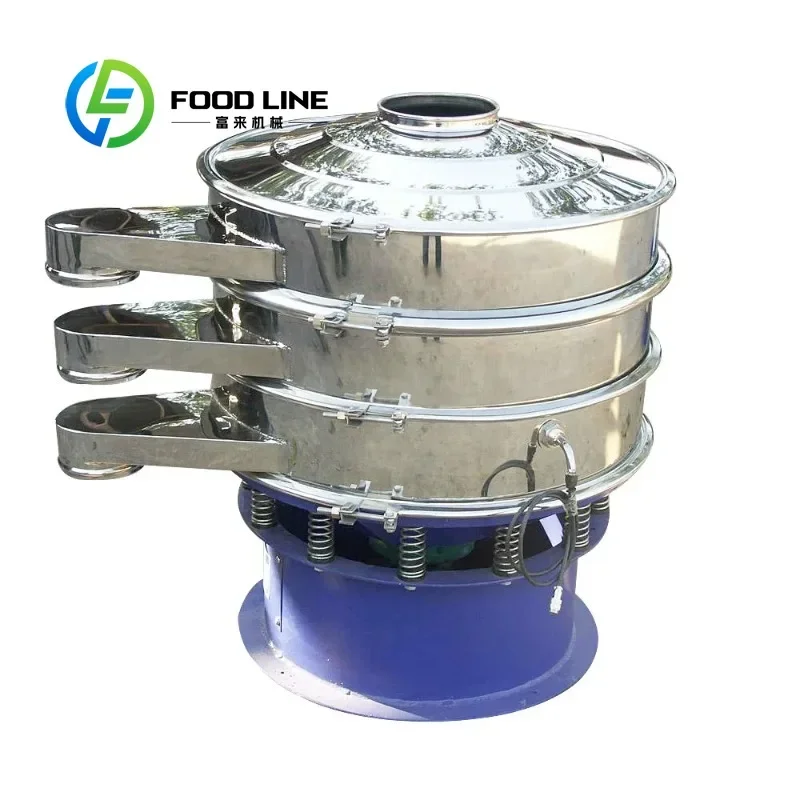 Customized Vibrating Sifter Machine Stainless Steel 304/316 Sieve Flour Sieving Machine