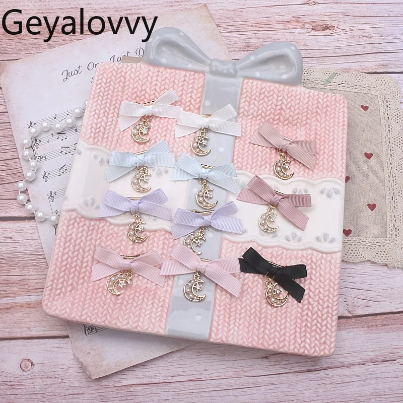 

New Headwear Sweet and Cute Hairpin Japanese Style Rhinestone Accessories Pendant Hair Clip Mass Production Headgear Women