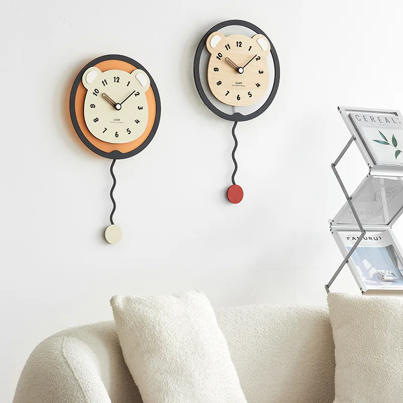 

New Modern Light Luxury Style Wall Clock Creative Home Living Room Wall Clock