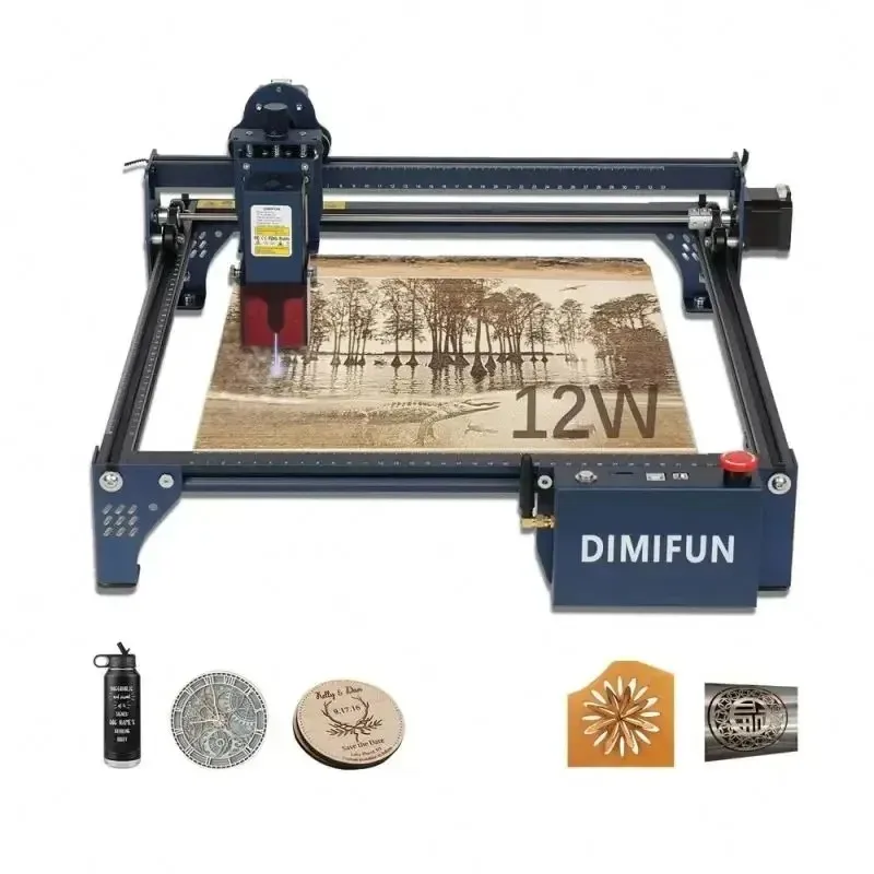 

Acrylic Wood Plywood Leather 6W/12W CNC Engraver Cutting Machine