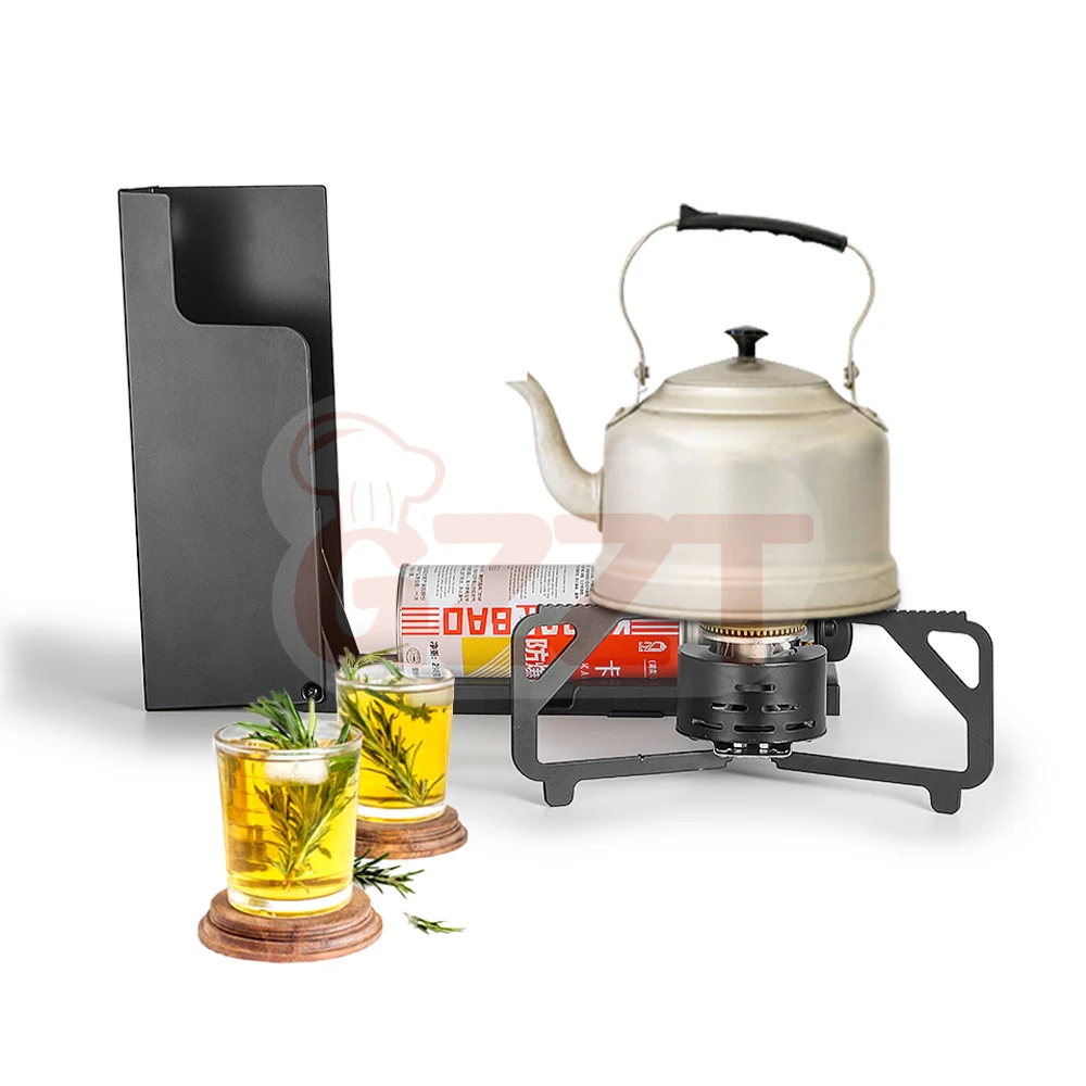Outdoor Portable Barbecue Stove Domestic Butane Gas Magnetic Stove  Camping Gas Stove with Wind Proof