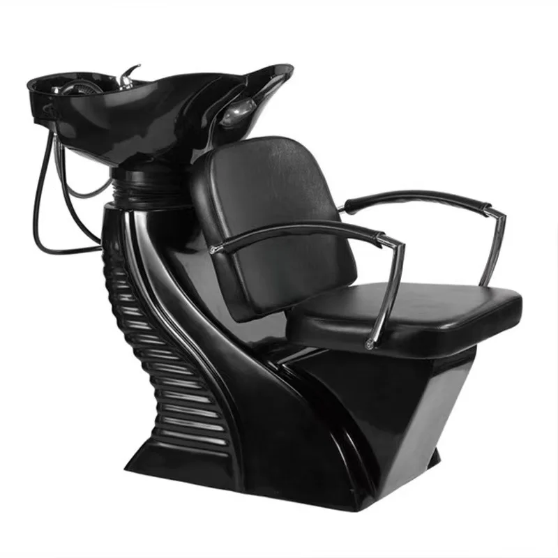 LTT Simple Salon Sitting Shampoo Bed Ceramic Basin Hair Flushing Bed