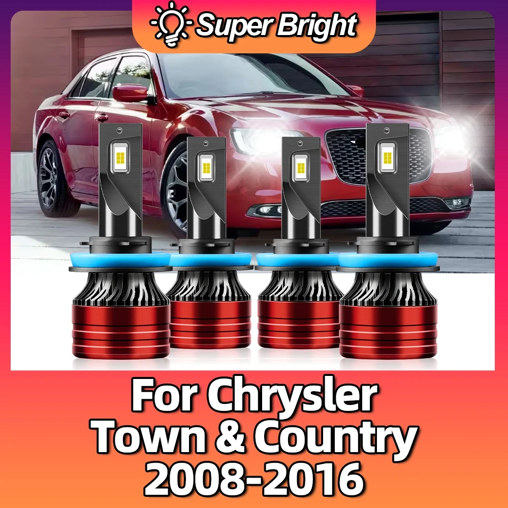 12V Car Headlight LED Bulb H11 Lights 20000LM 120W CSP For Chrysler Town & Country 2008 2009 2010 2011 2012 2013 2014 2015 2016