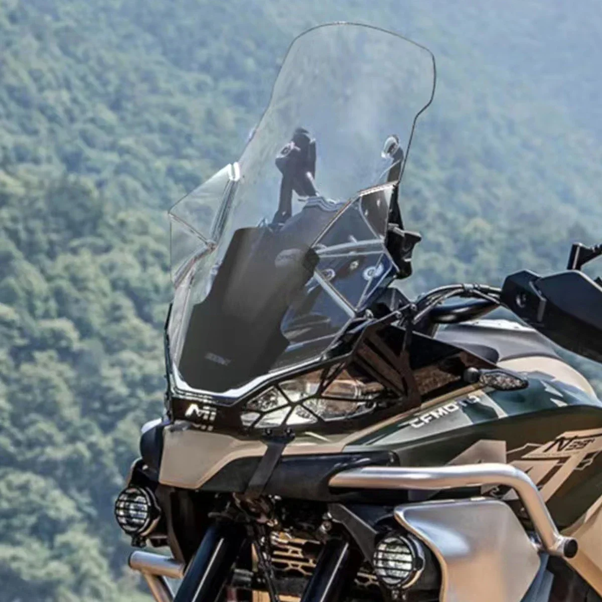 

Suitable for CFMOTO 800MT MT800 CF800 modified windshield And Widened Plate Chest Protector And Rain Shield