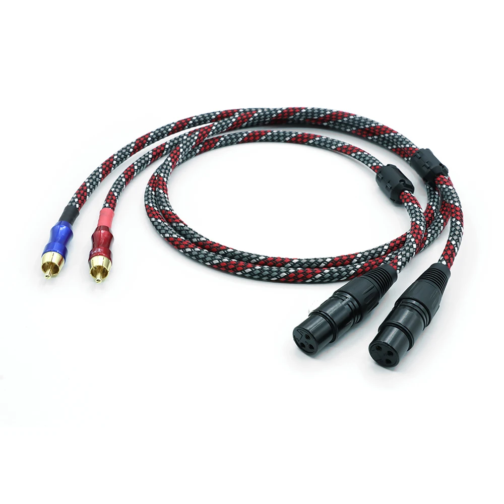 

CANARE L-4E6S 5N occ copper XLR to RCA audio interconect cable with NEUTRIK plug connector